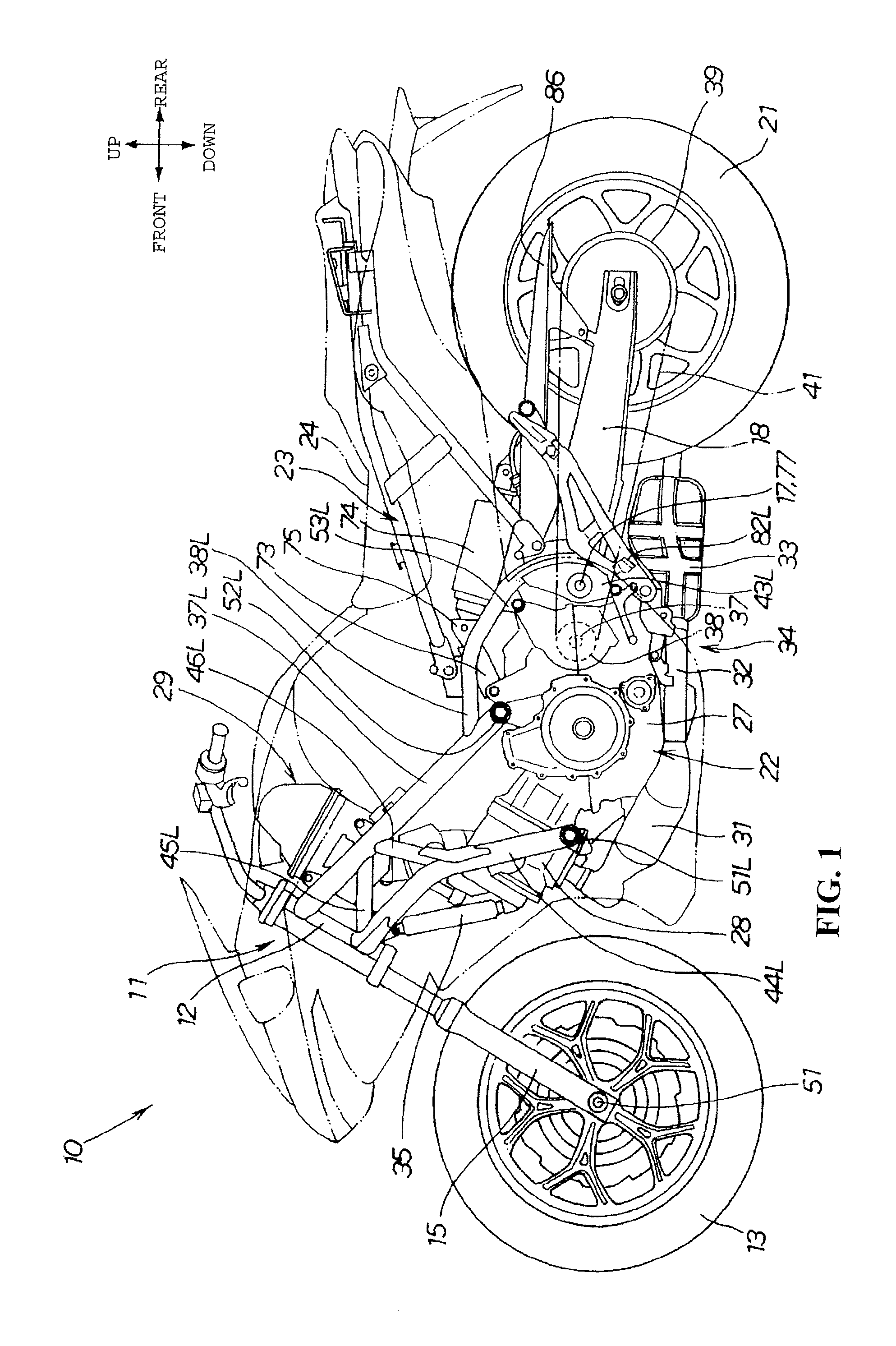 Wheel structure for saddle-ride type vehicle