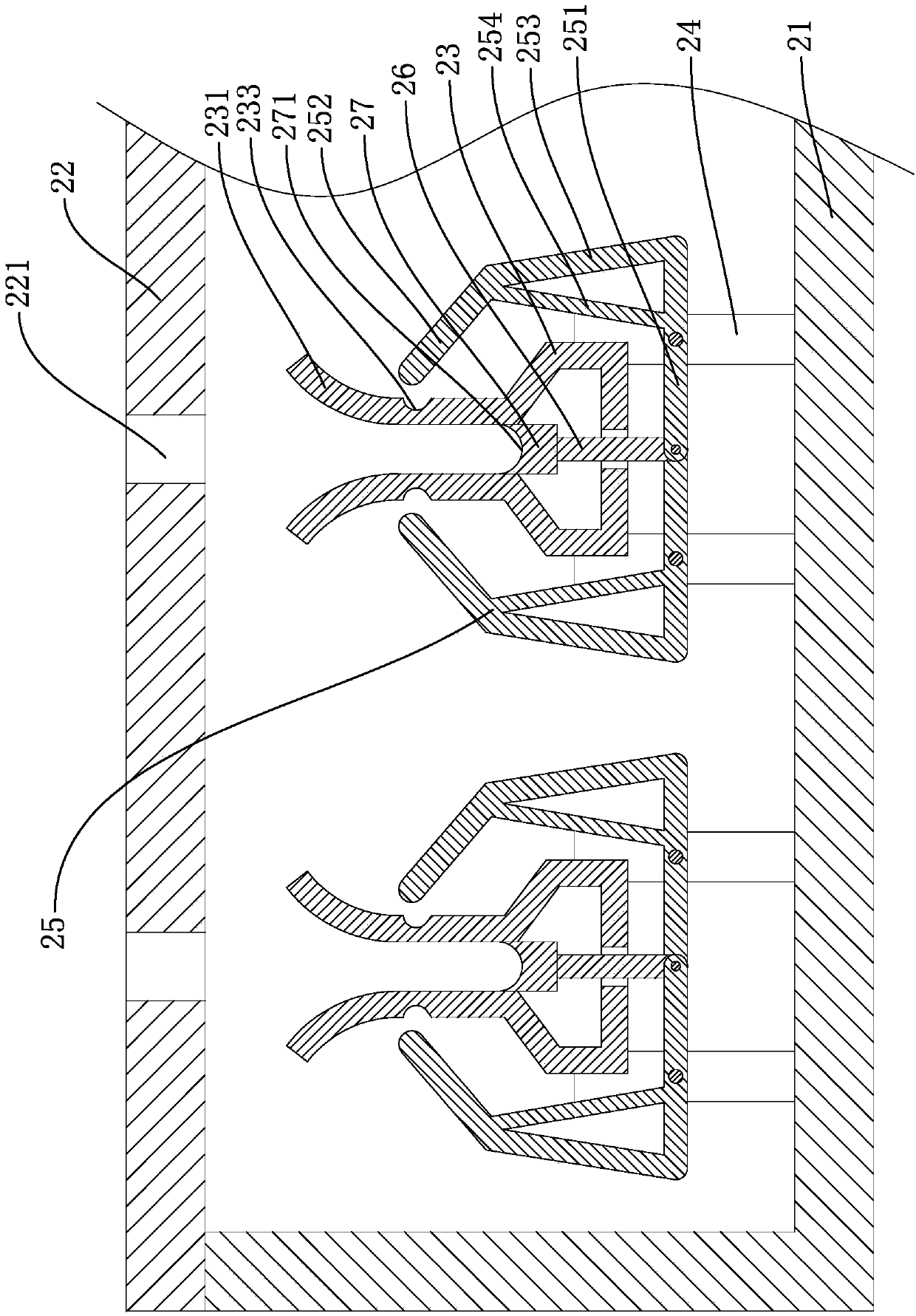 Installing structure for socket and plug