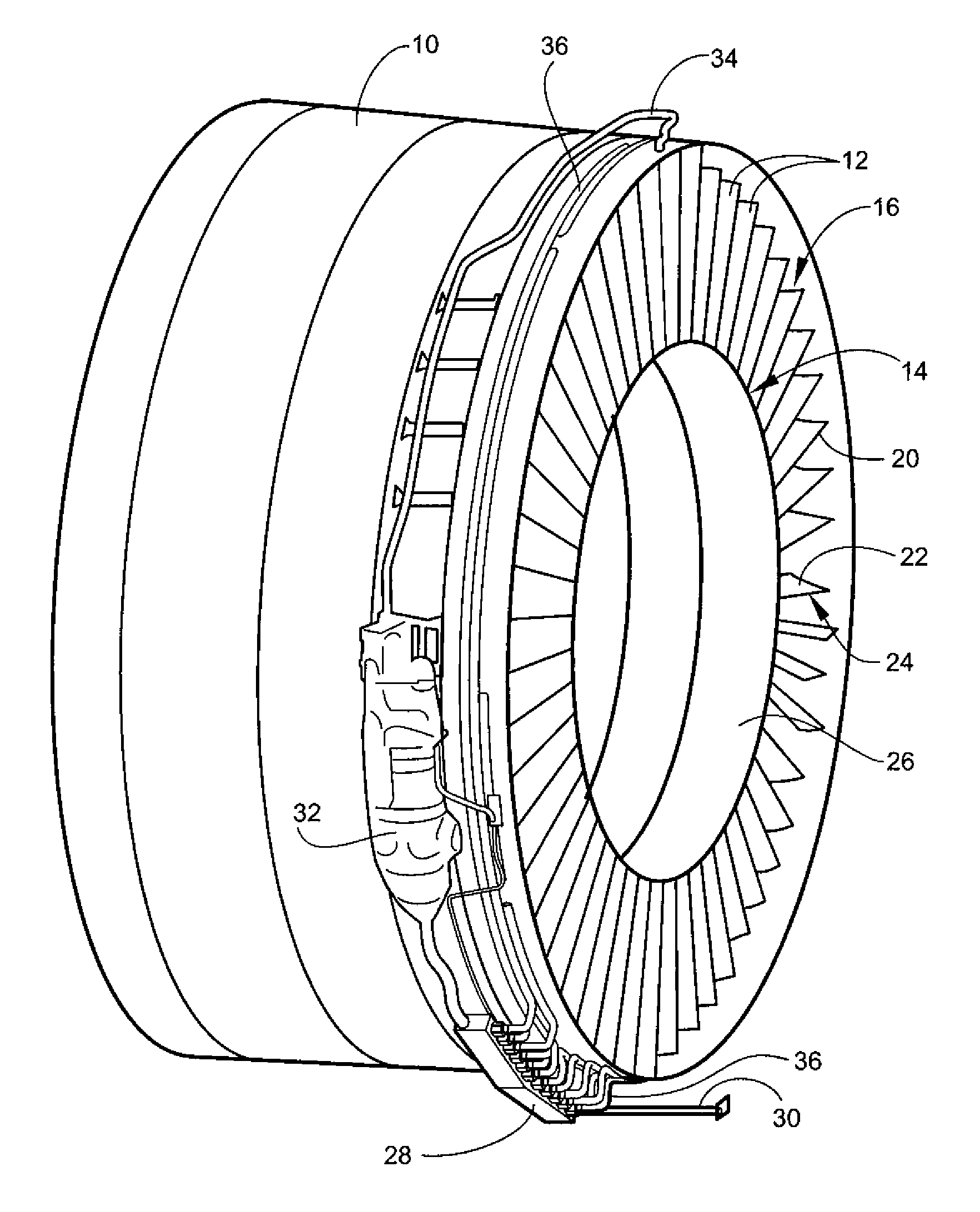 Heat transfer system and method for turbine engine using heat pipes