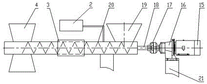 Flat-mold biomass granulating apparatus with raw material pre-optimization function