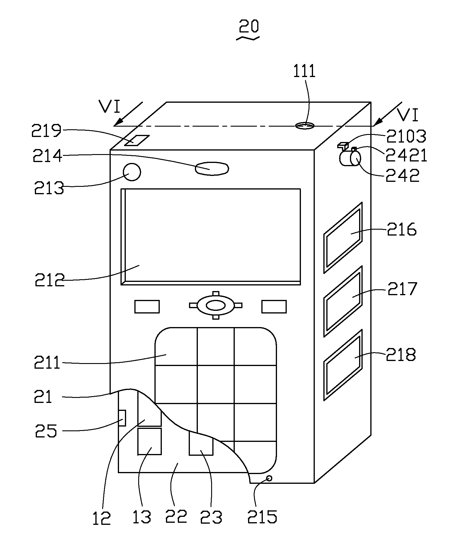 Infrared remote control module and portable electronic device using same