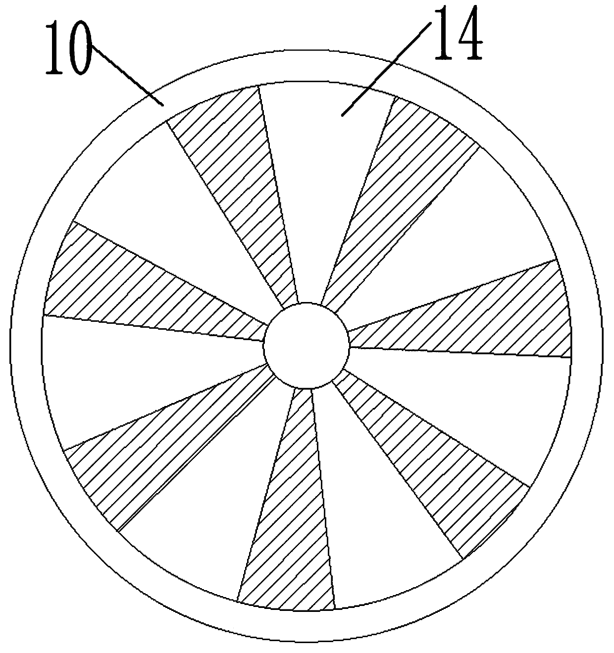 Correction device for evaporation and correction method