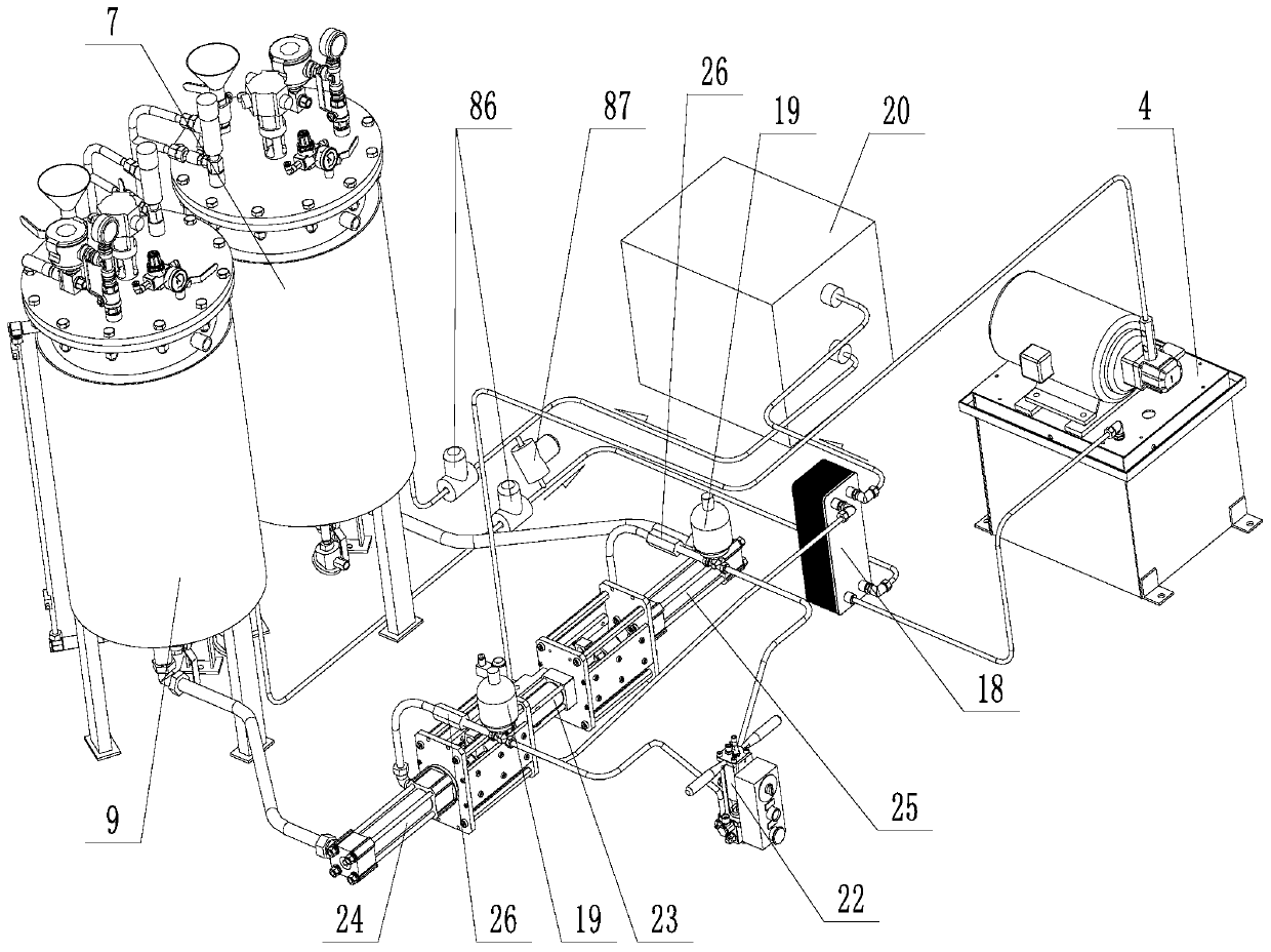 Cyclopentane foaming device