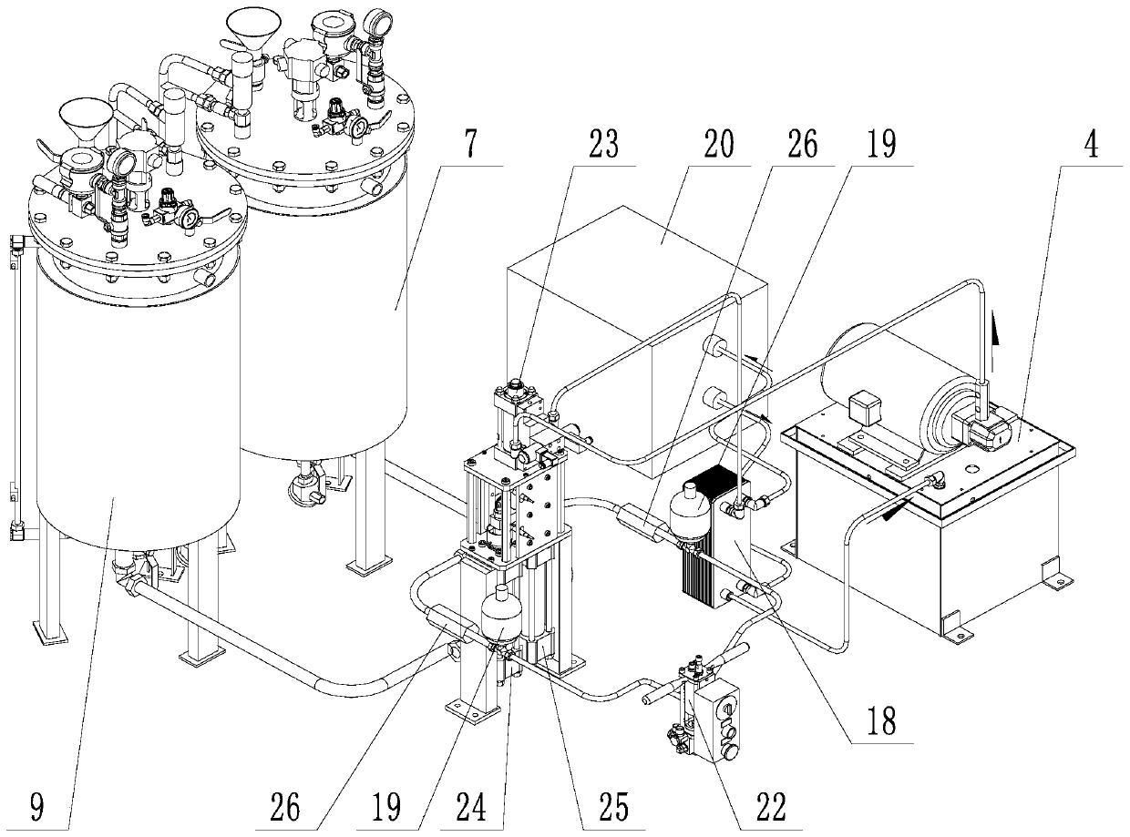 Cyclopentane foaming device