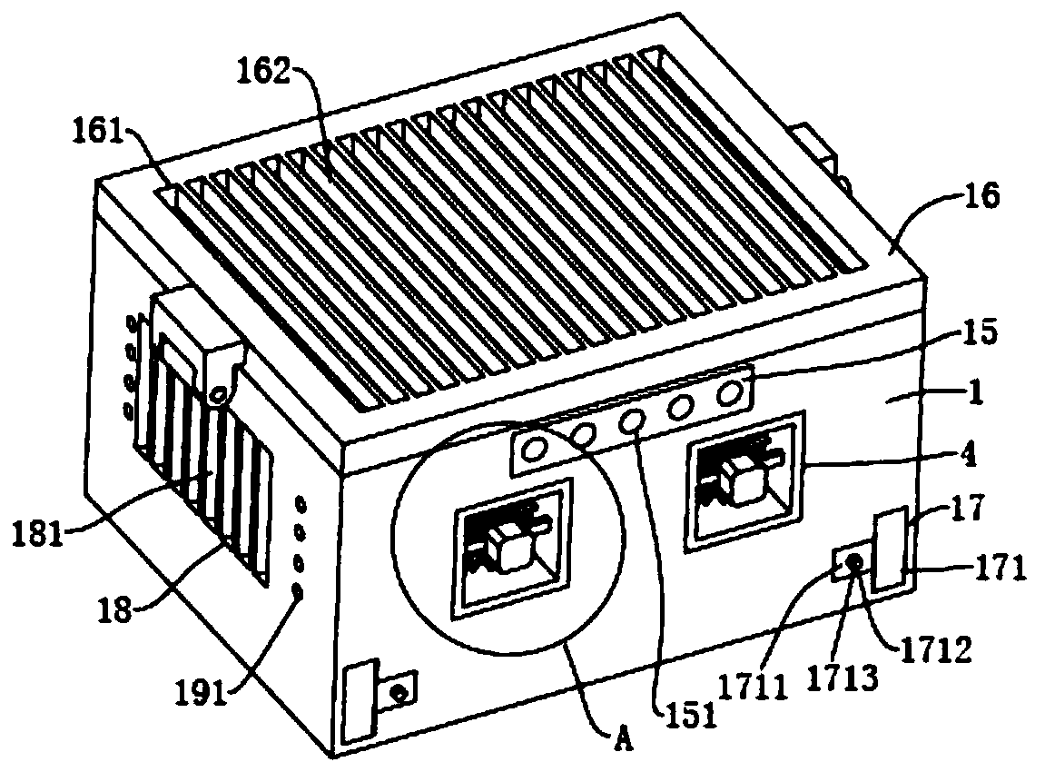 Storage box for new energy automobile cell