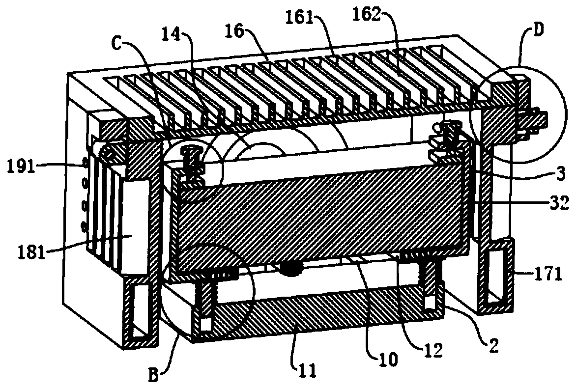 Storage box for new energy automobile cell