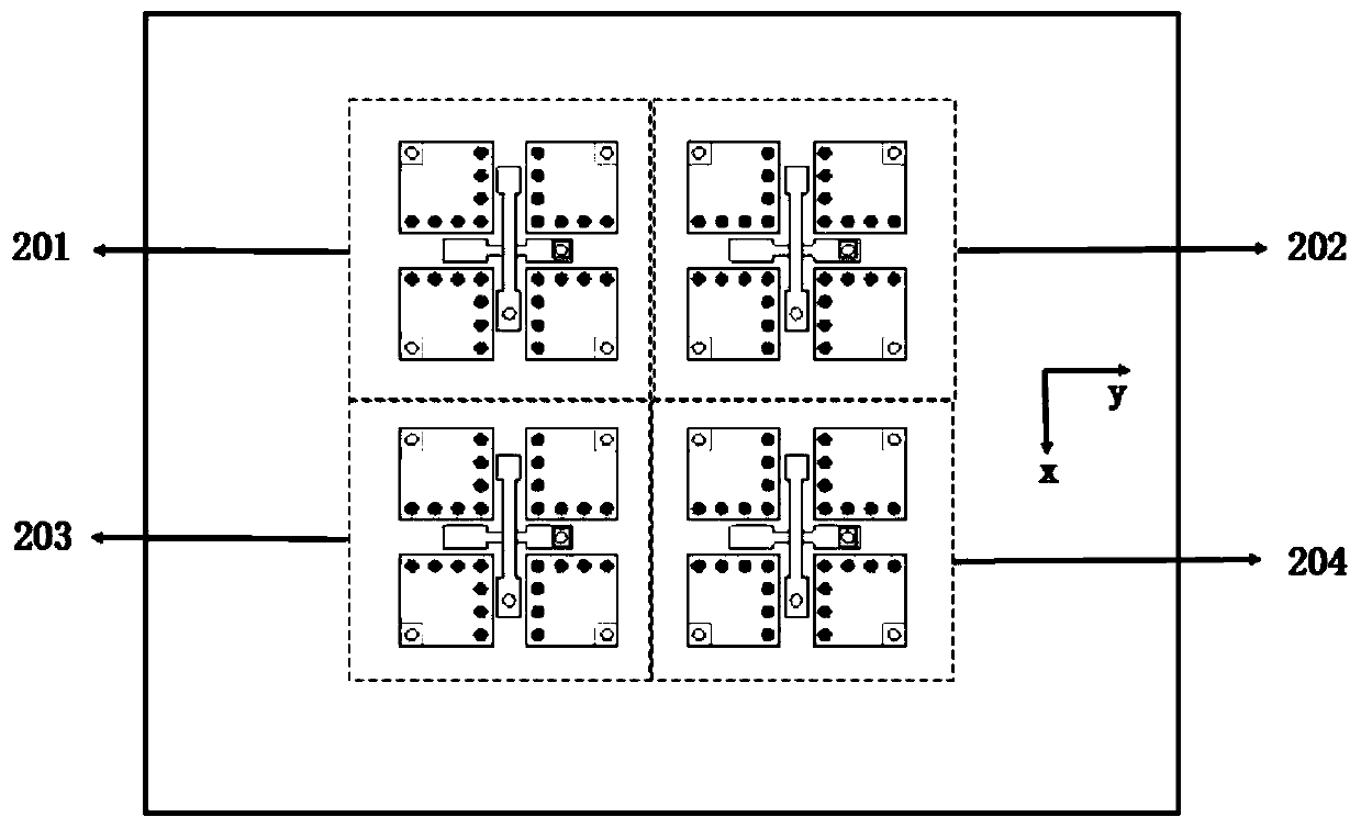 Miniaturized broadband dual-polarized magnetoelectric dipole millimeter wave edge-emitting antenna and array thereof