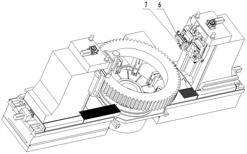 Large-scale high-precision gear compound grinding center