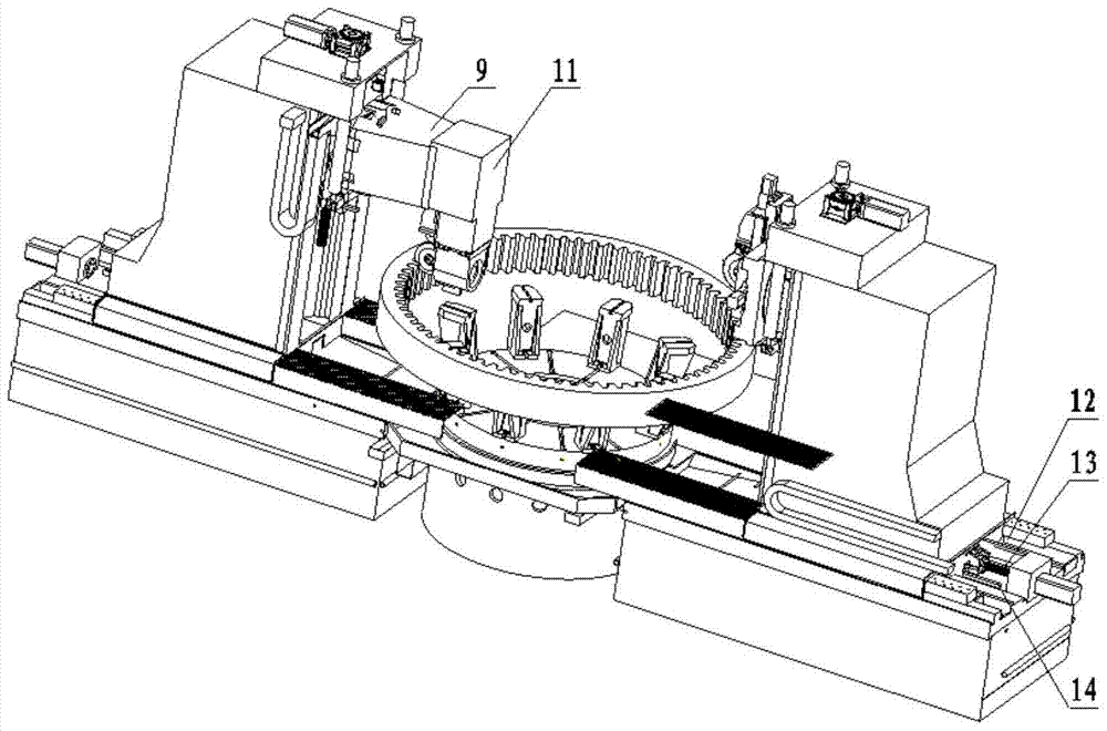 Large-scale high-precision gear compound grinding center