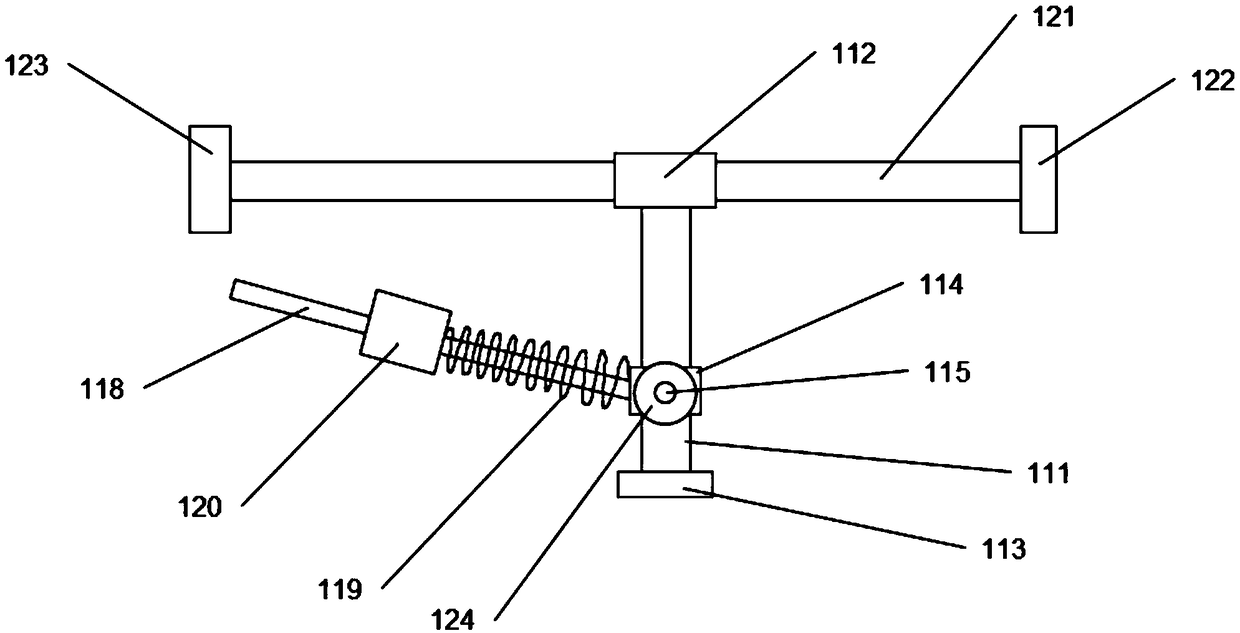 Dust clearing device for computer host