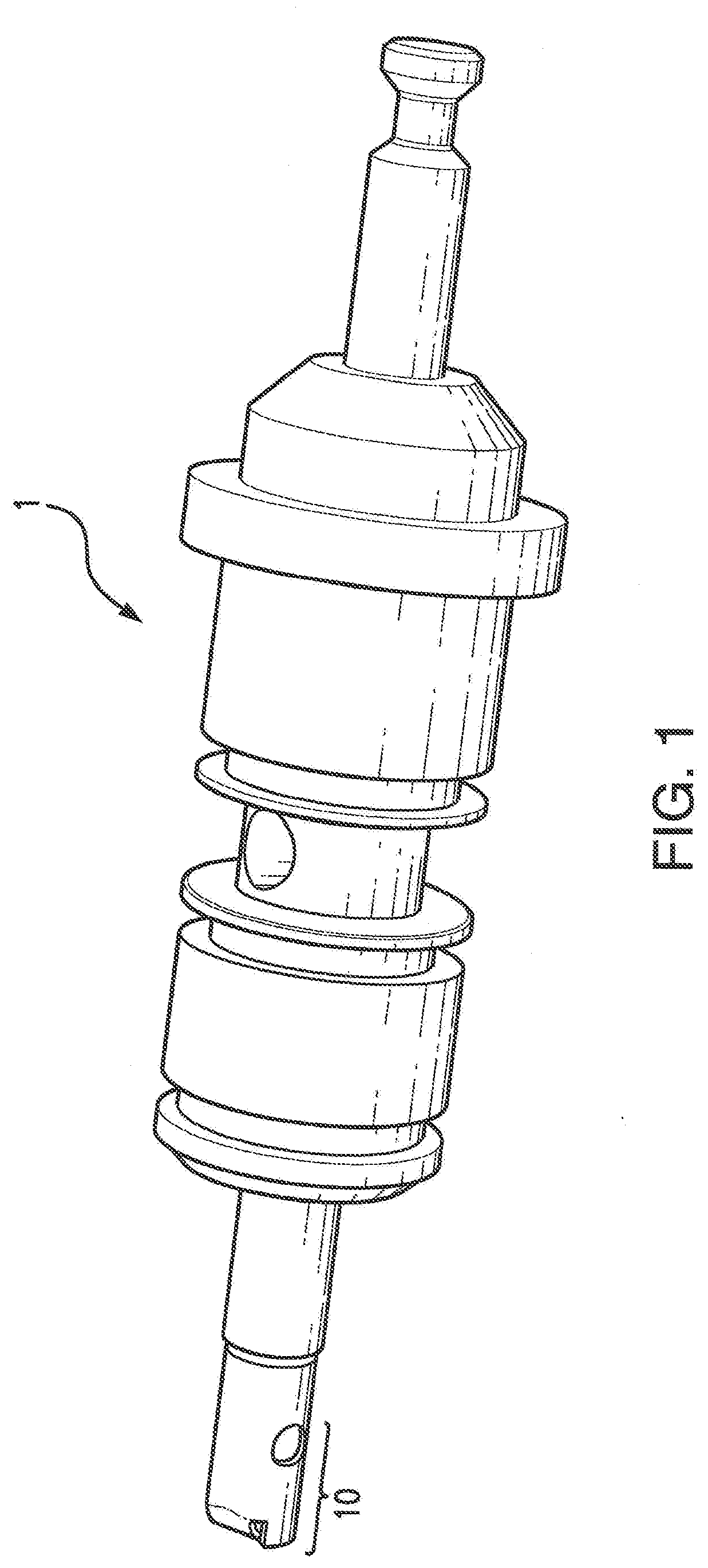 Large Bore Pierce Pin for an Inflator