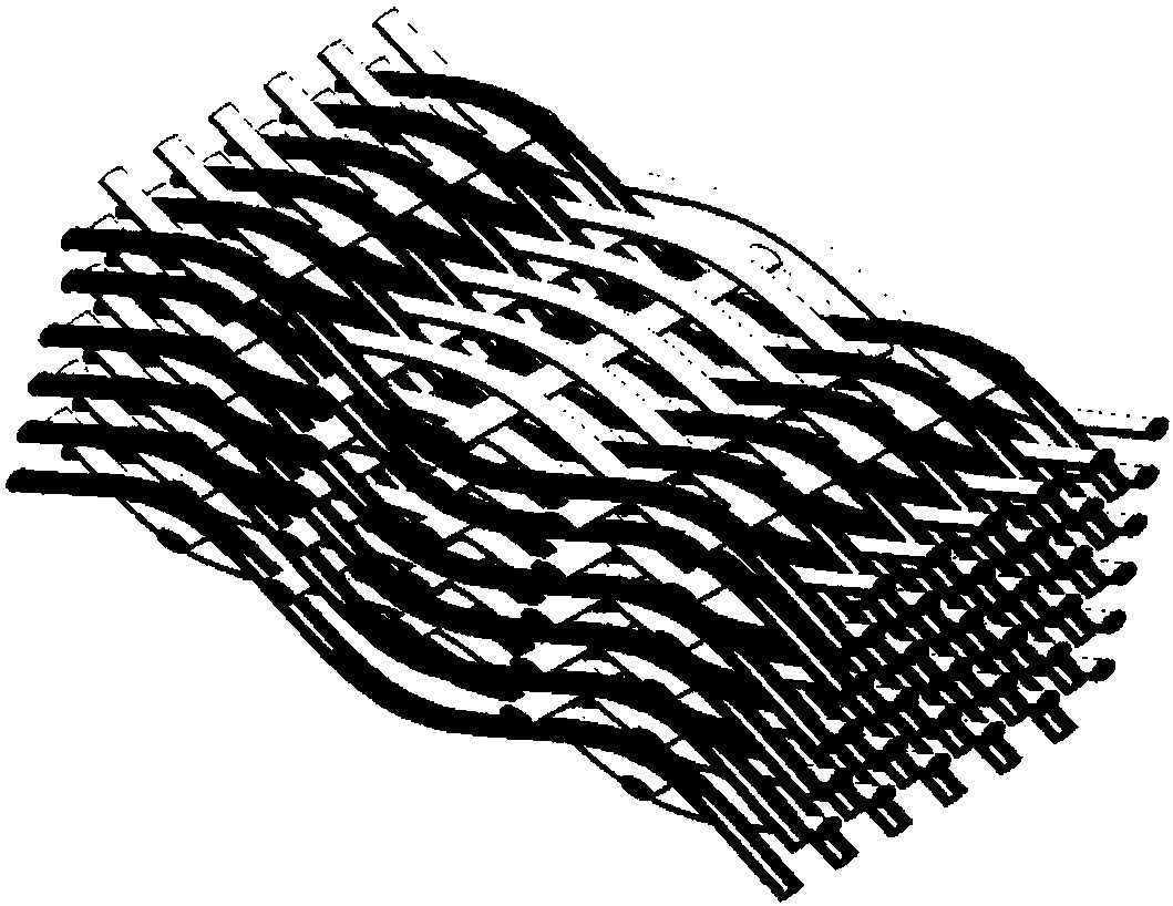 Method for preparing carbon-fiber-toughened alumina ceramic material