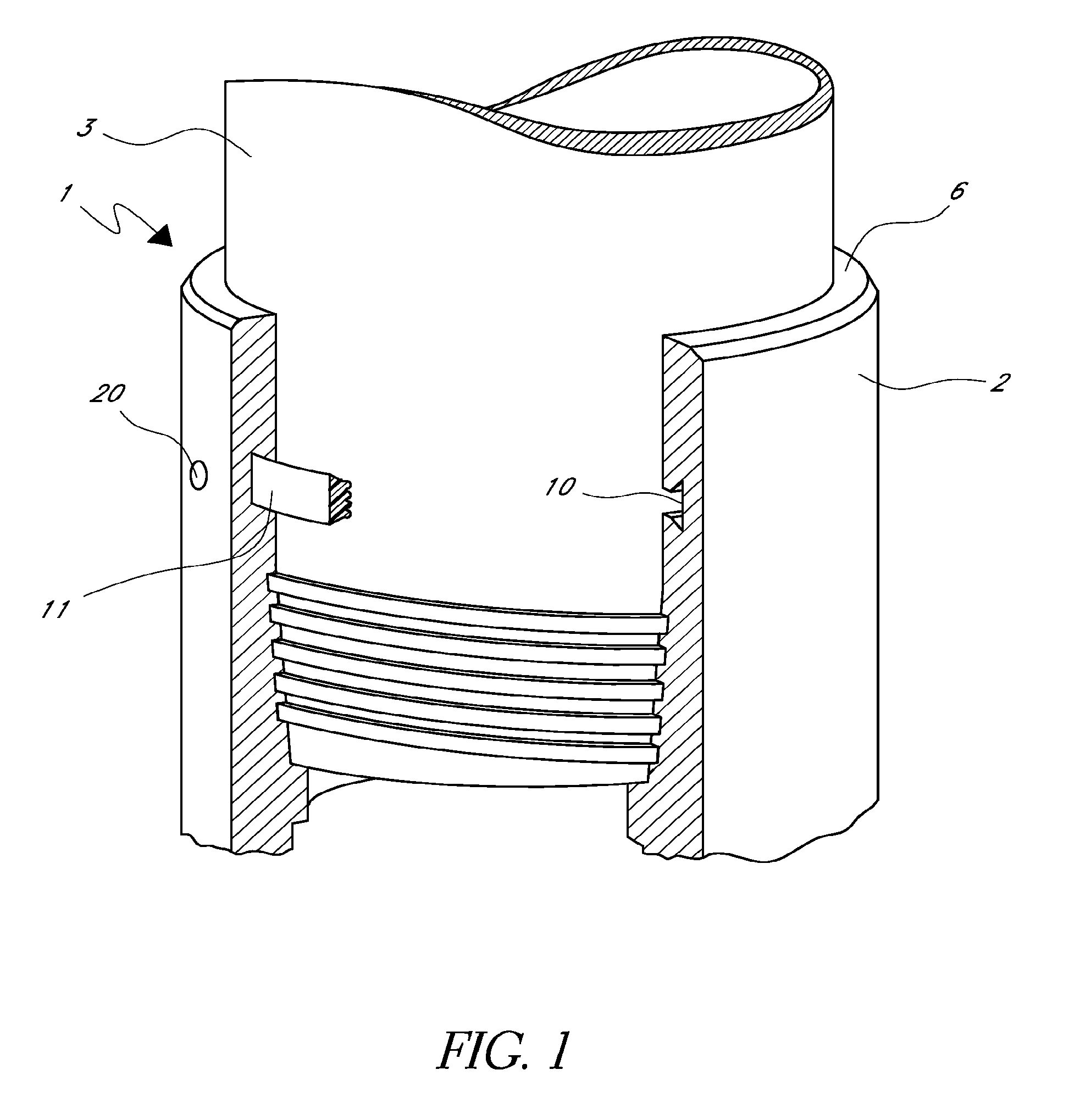 Threaded joint with pressurizable seal