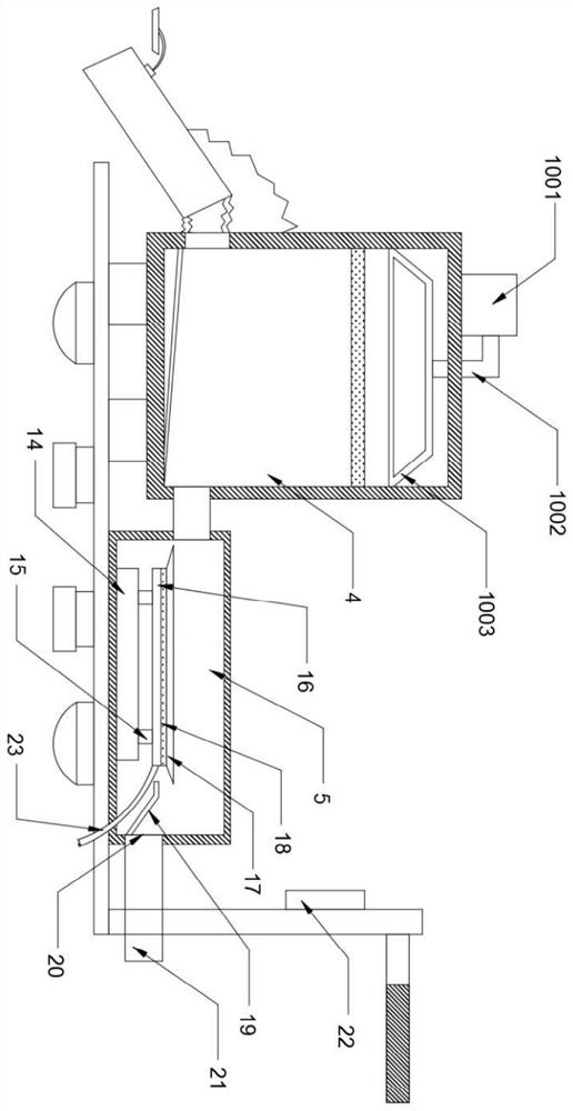 Tennis ball collecting device for tennis training