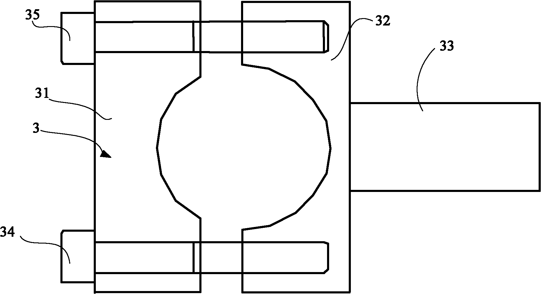 Central hole processing system and processing method of eccentric shaft