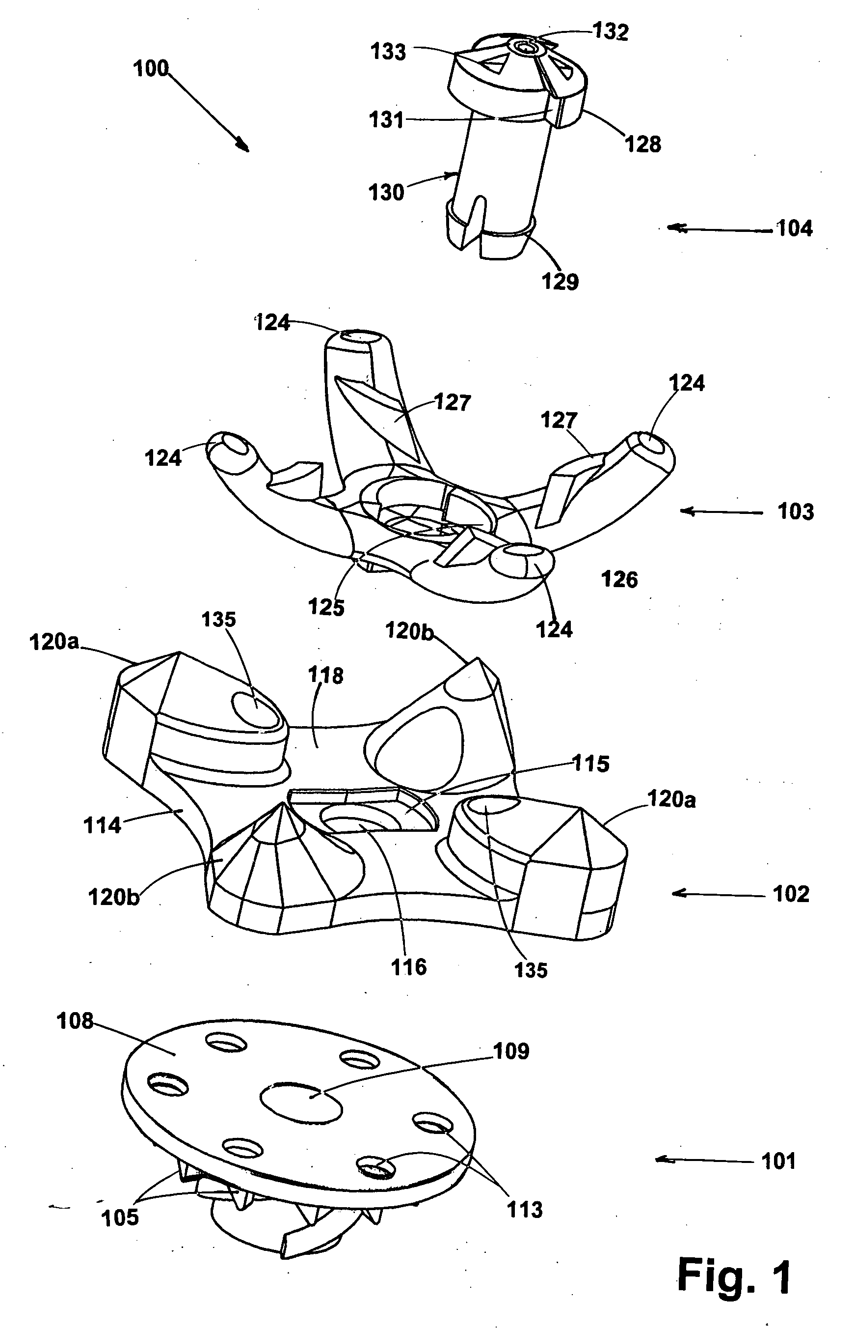 Cleat assembly for golf shoe