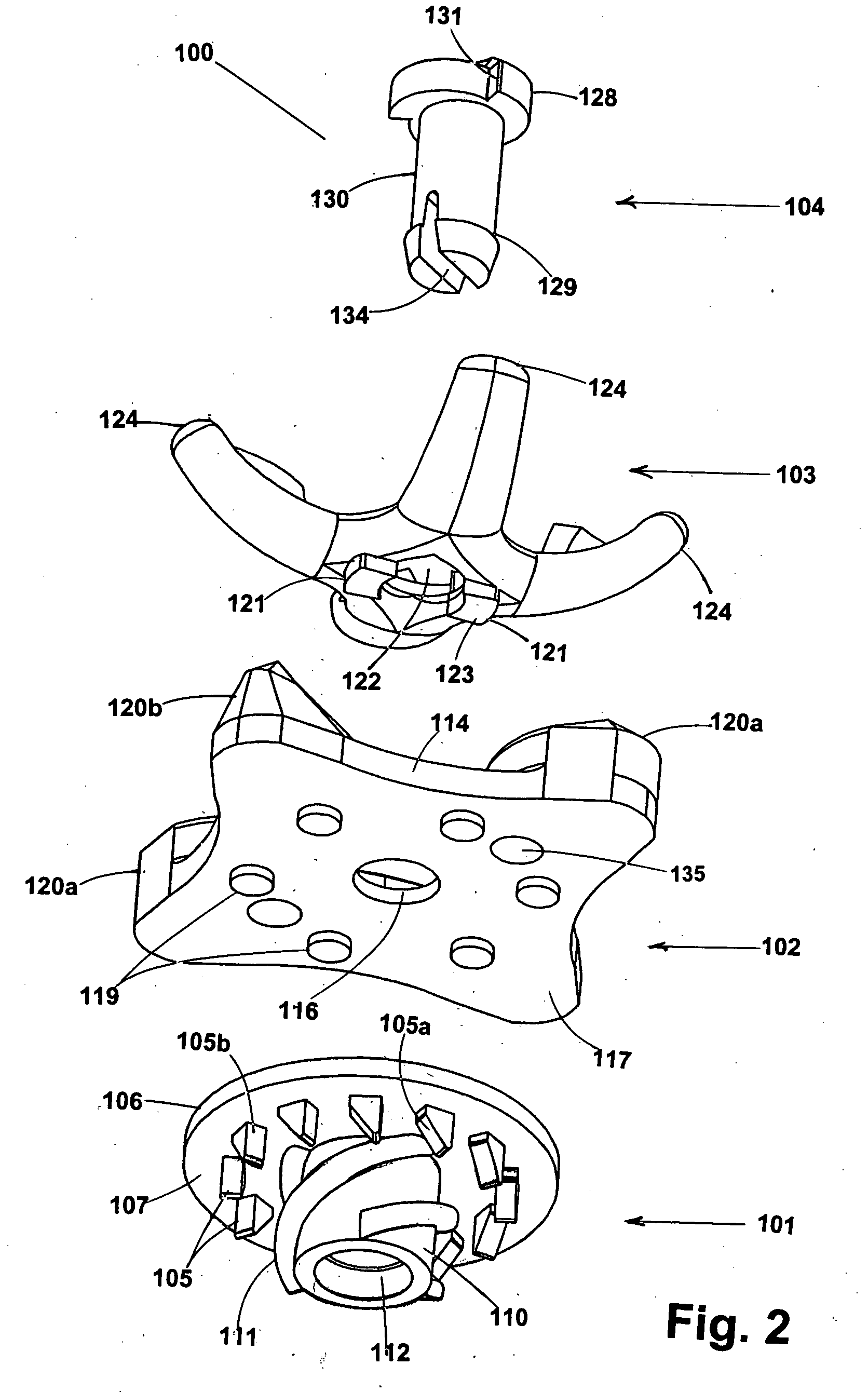 Cleat assembly for golf shoe