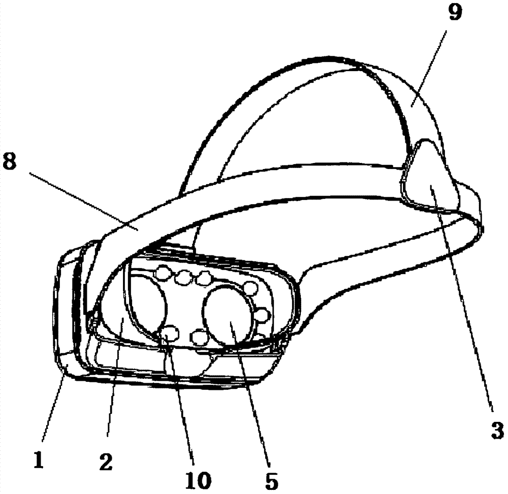 Head-mounted equipment capable of releasing negative ions