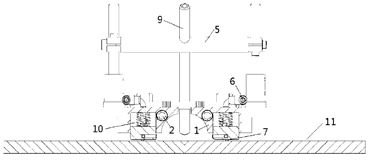 Device and method for restraining laser-induced plasma in high power laser deep penetration welding