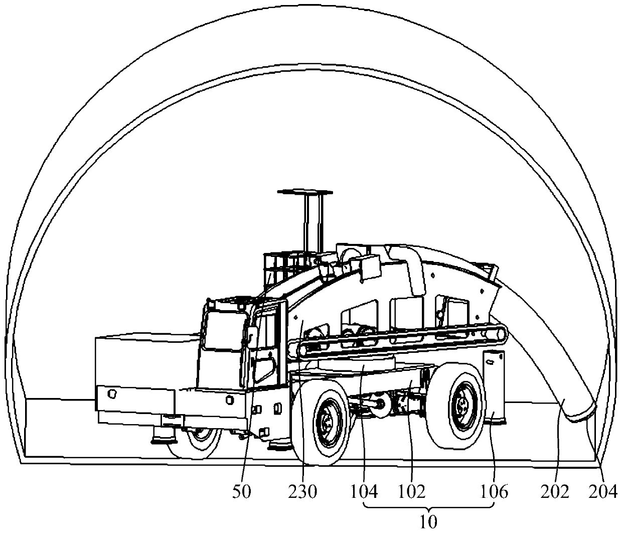 Tunneling equipment and control method of tunneling equipment