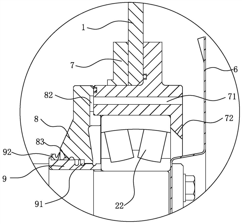 Synchronous double-eccentric-shaft shock excitation device and thin oil lubrication method