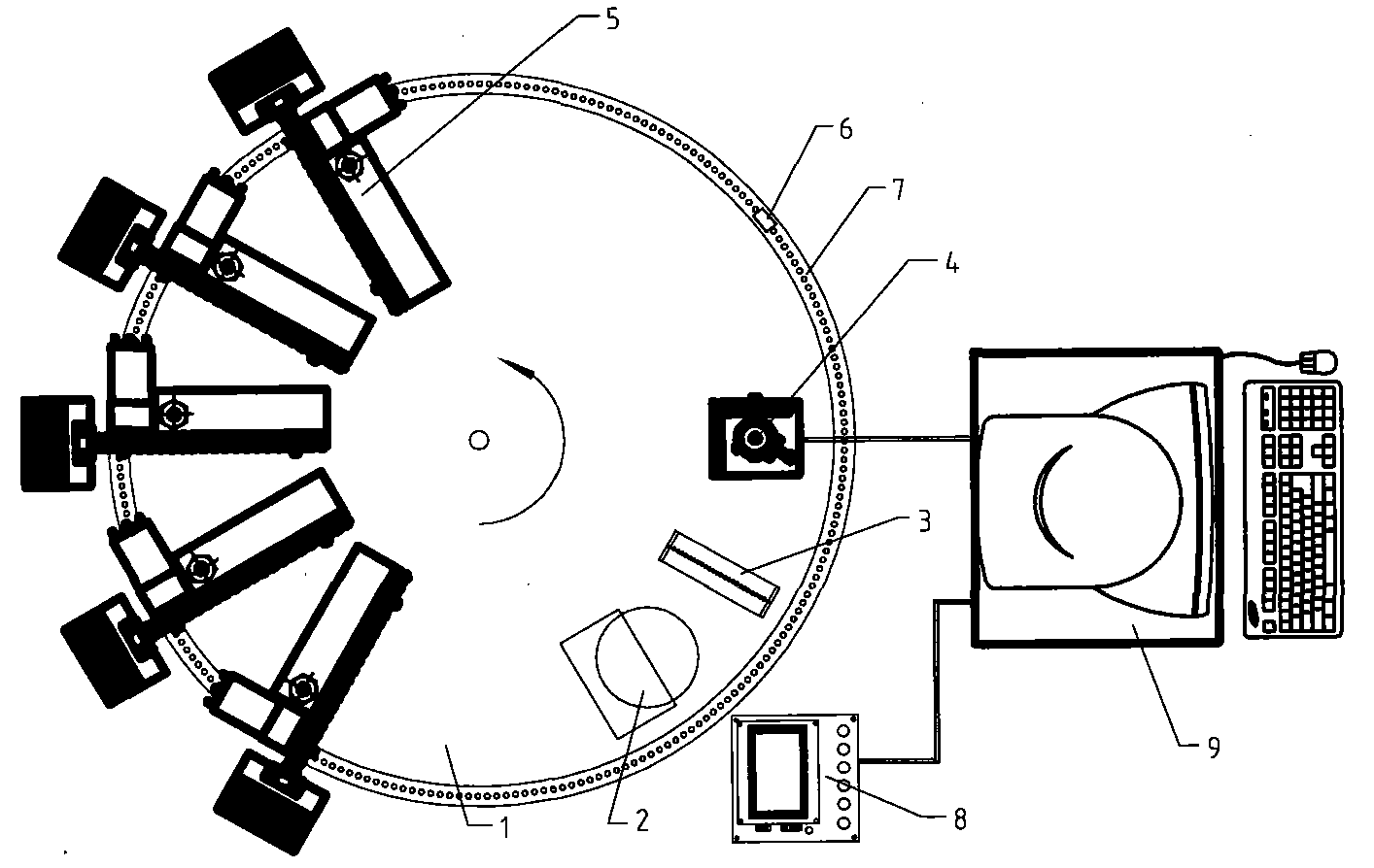 Intelligent classification device for machine-picked fresh tea