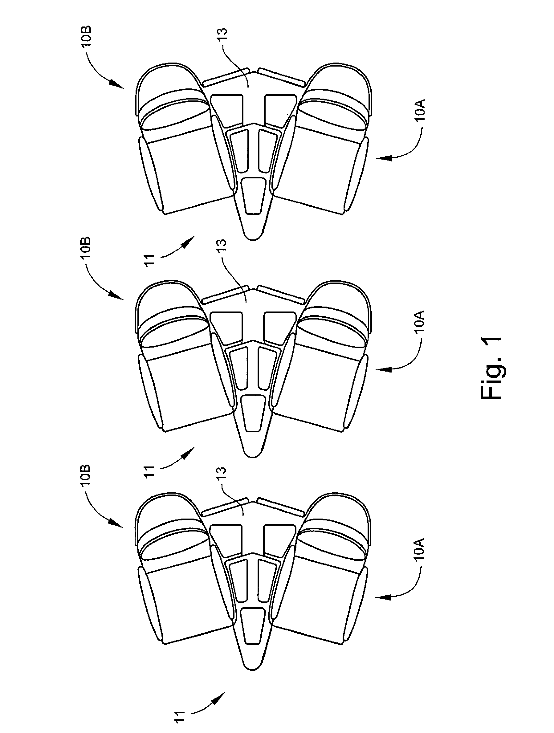 Passenger seating arrangement