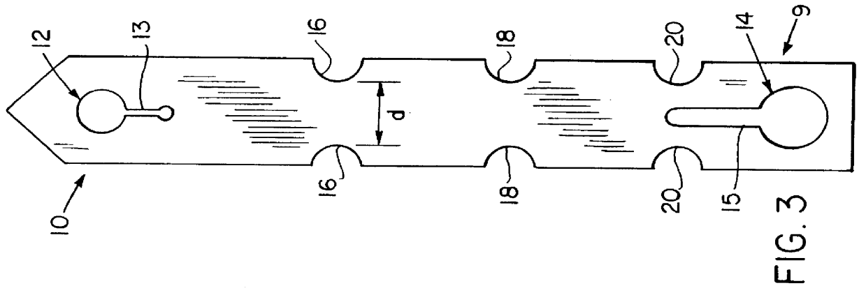 Simplified tie restraint