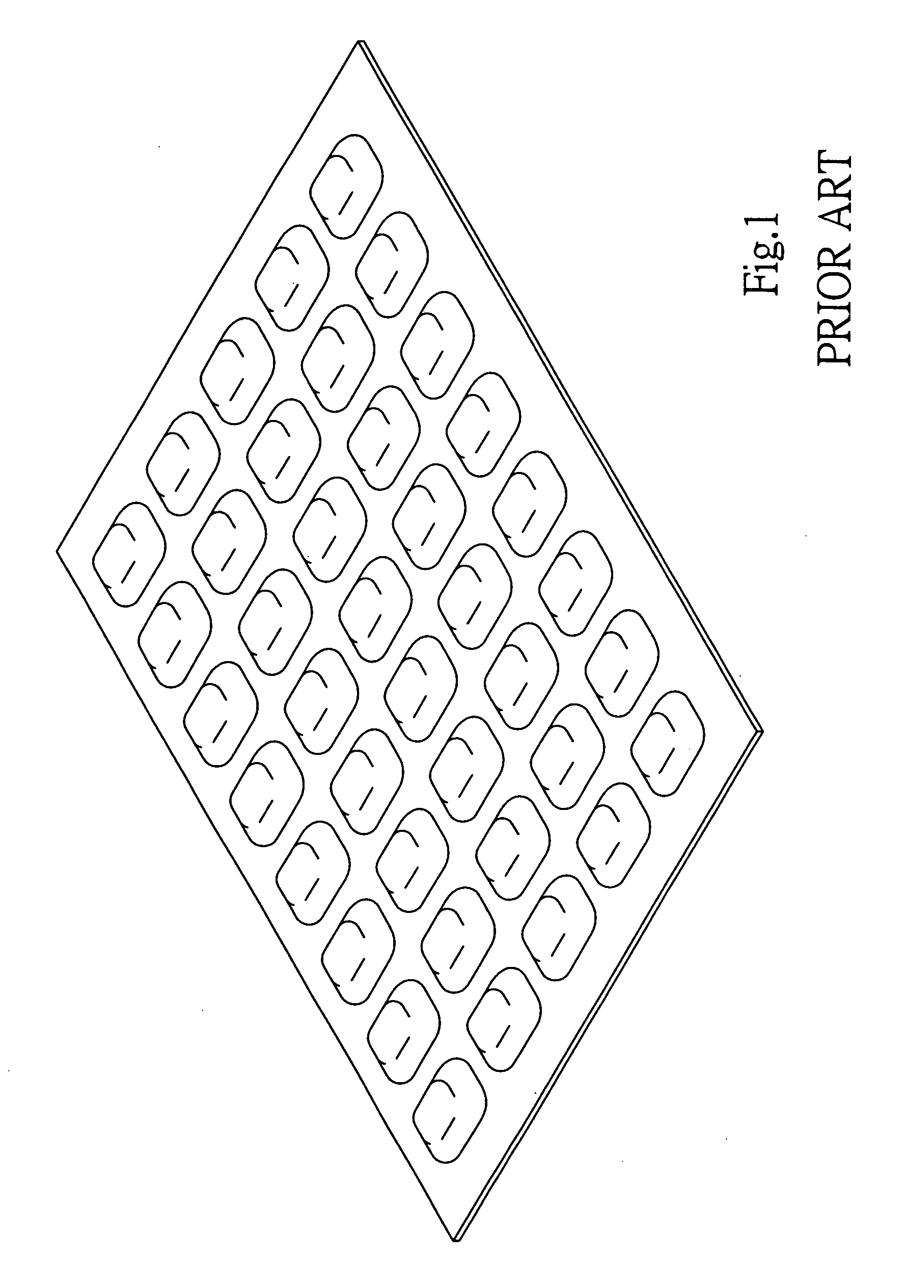 Film-aligning device for air cushion maker