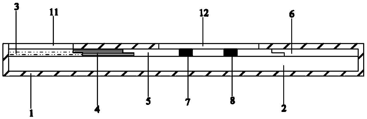 Treponema pallidum antibody detection card, kit and detection method