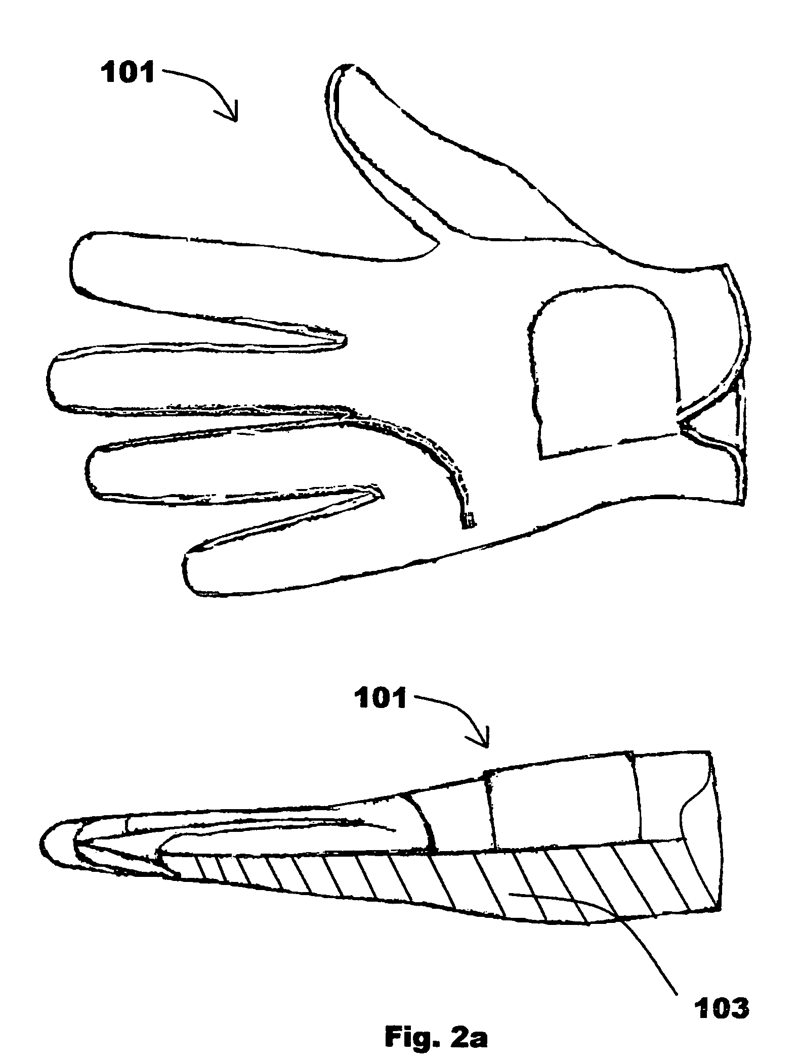 Mating golf glove with club grip