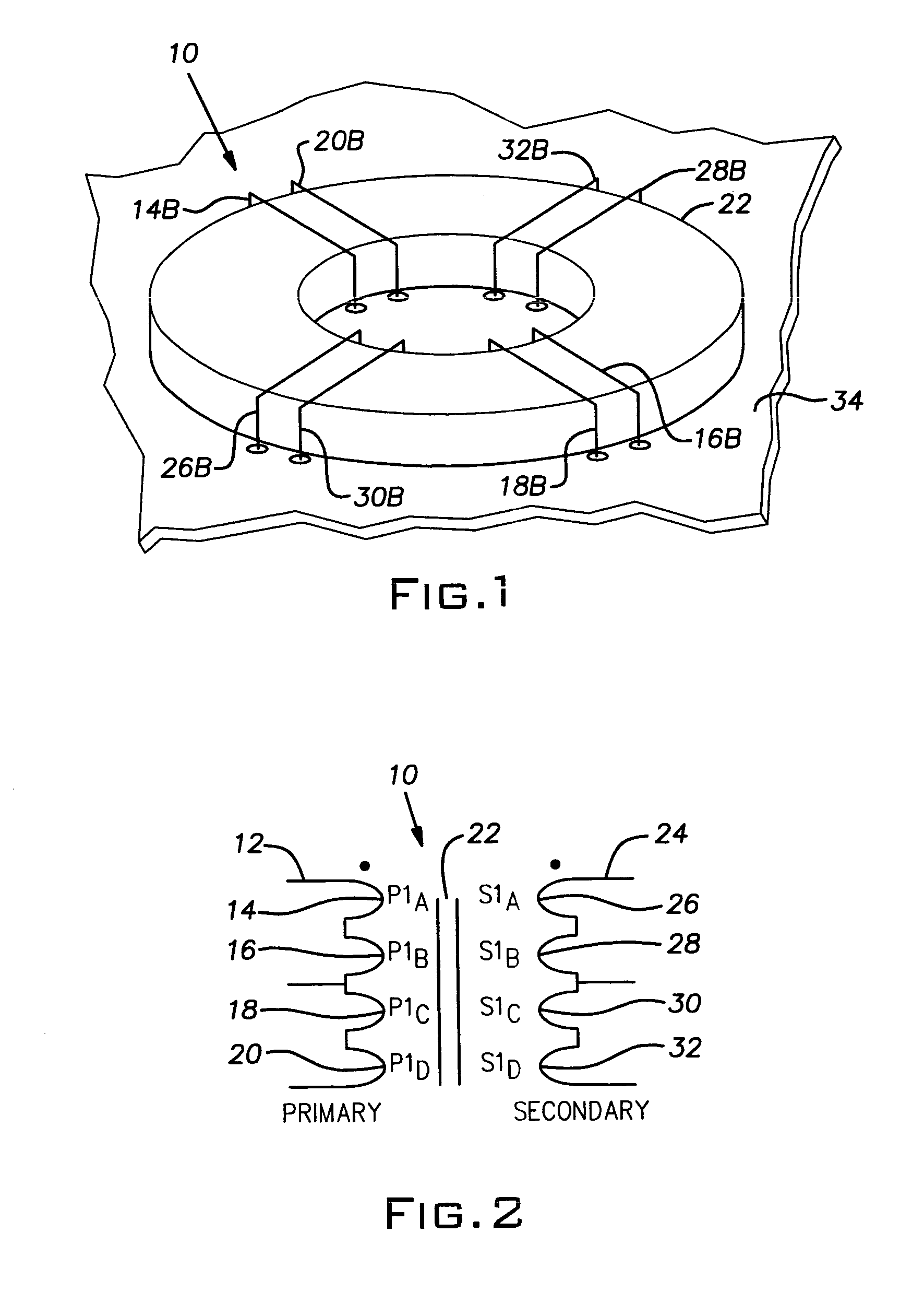 Low noise power transformer