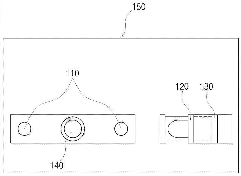 Infrared camera lighting device