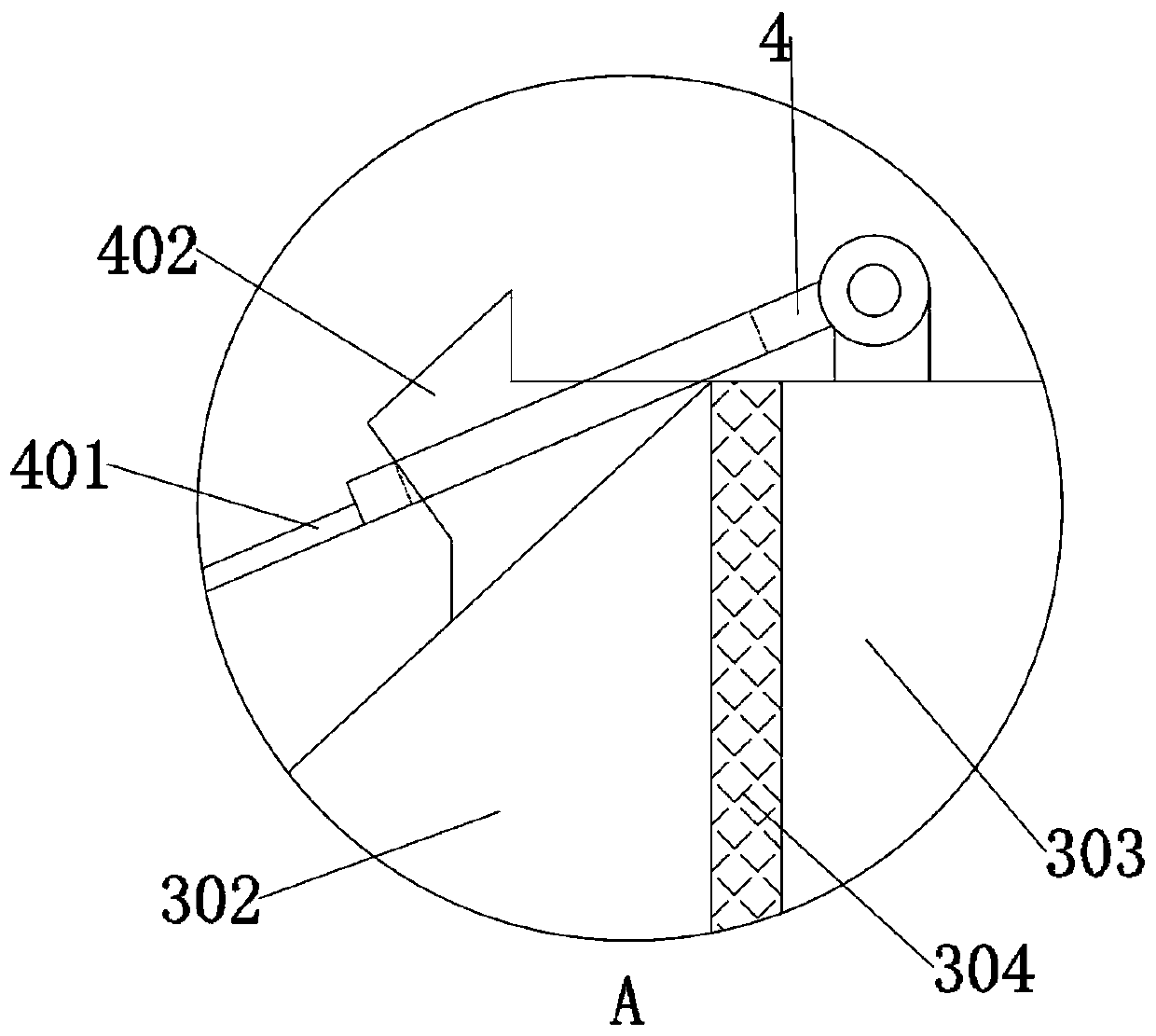 Monitoring type reminding device based on rail traffic platform door front portion