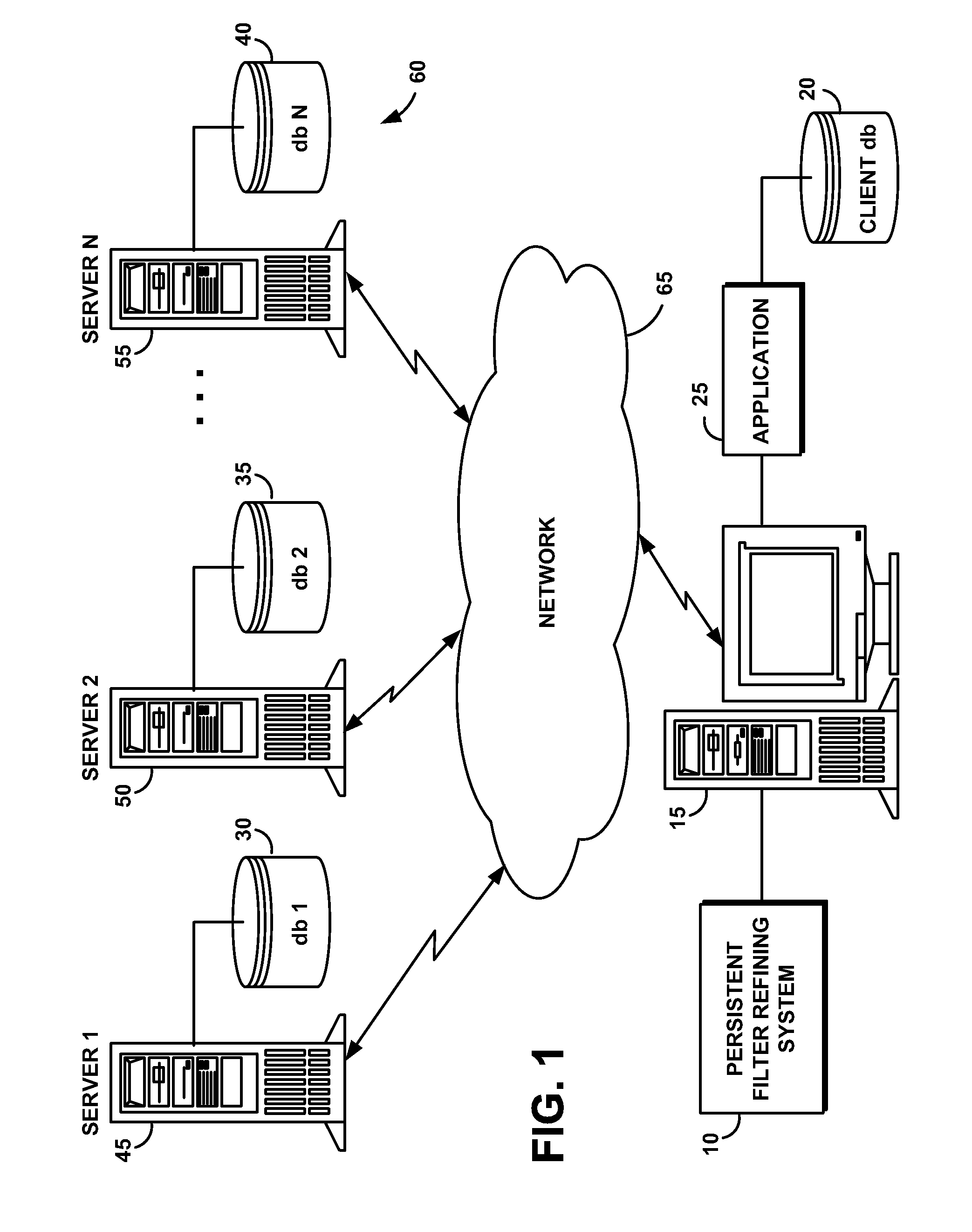 Providing persistent refined intermediate results selected from dynamic iterative filtering