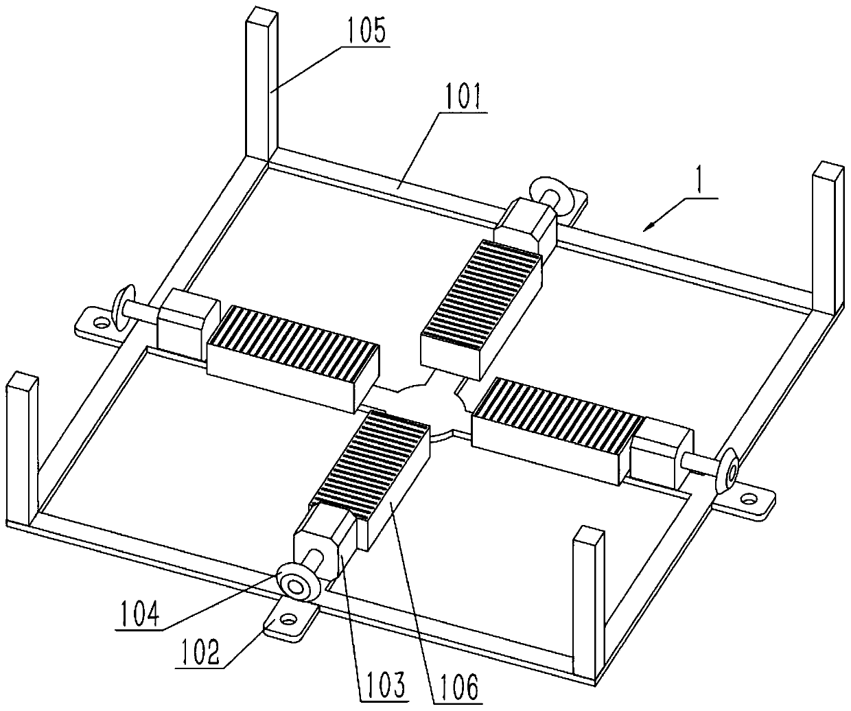 Fabric stacking device