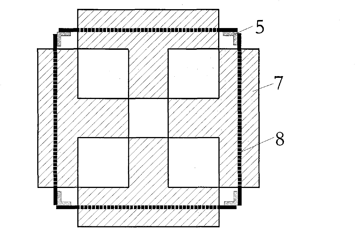 Profile steel gypsum combined building structure