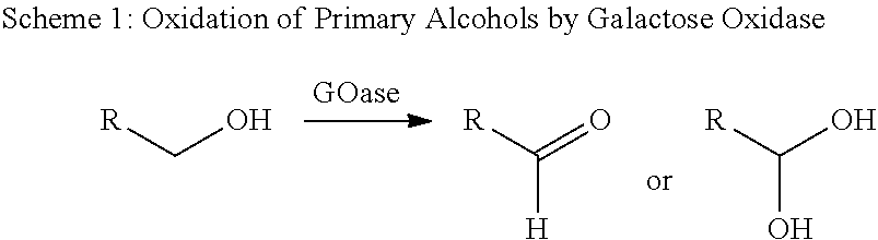 Engineered galactose oxidase variant enzymes