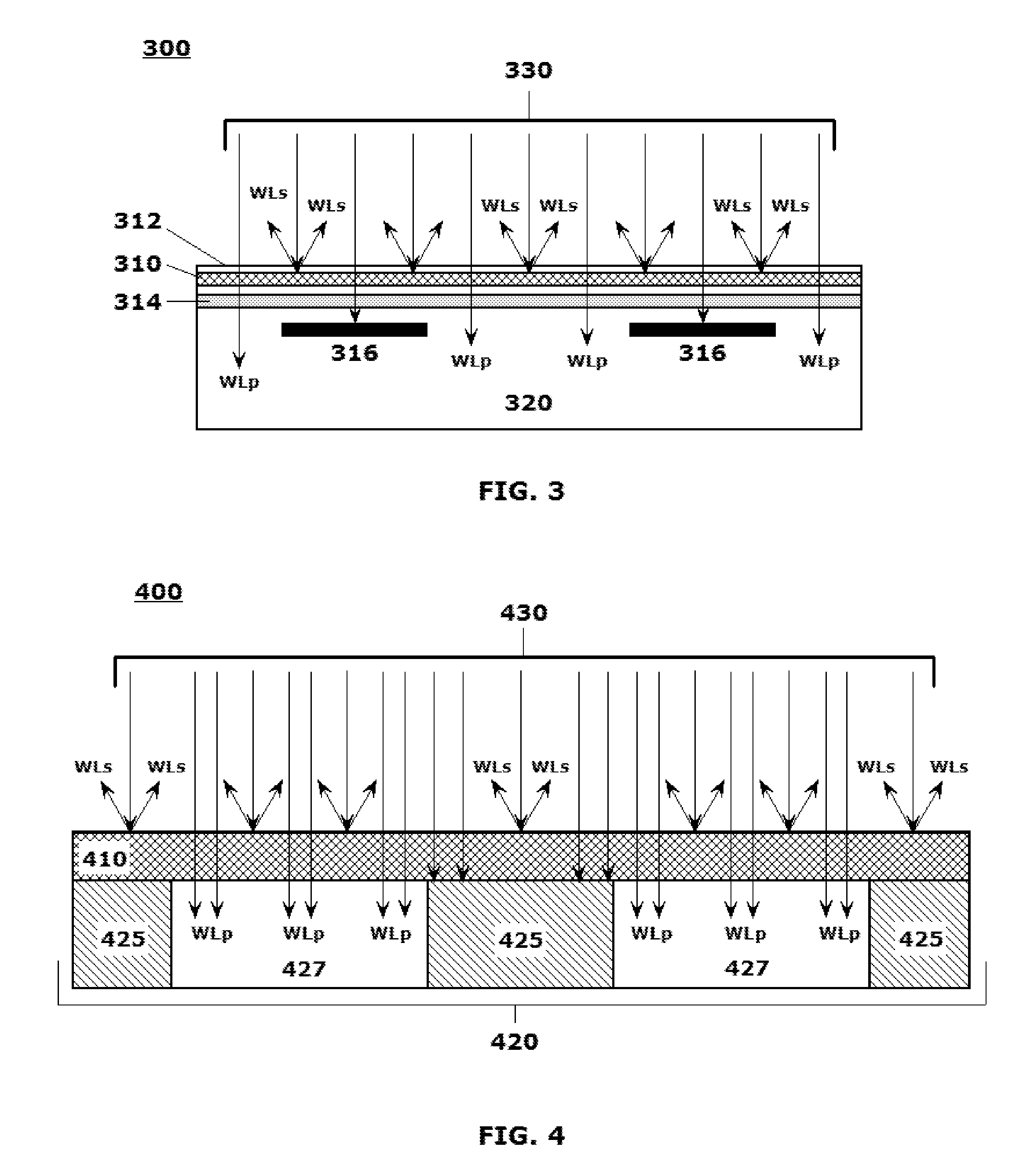 Systems and methods for producing objects incorporating selective electromagnetic energy scattering layers, laminates and coatings