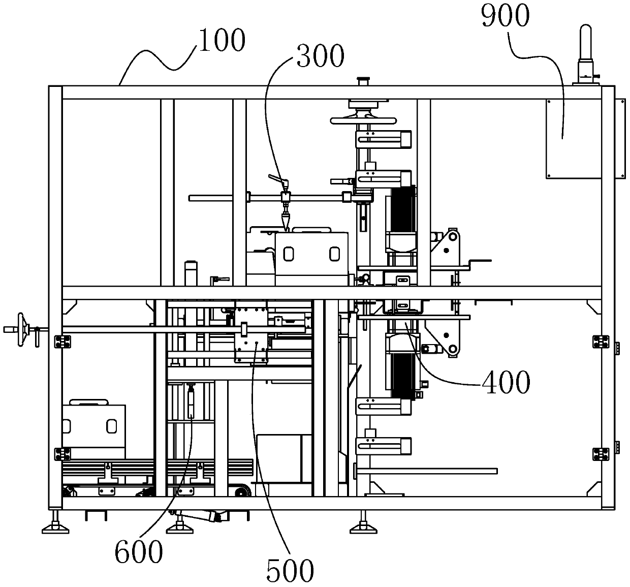 High-speed forming machine for gift boxes