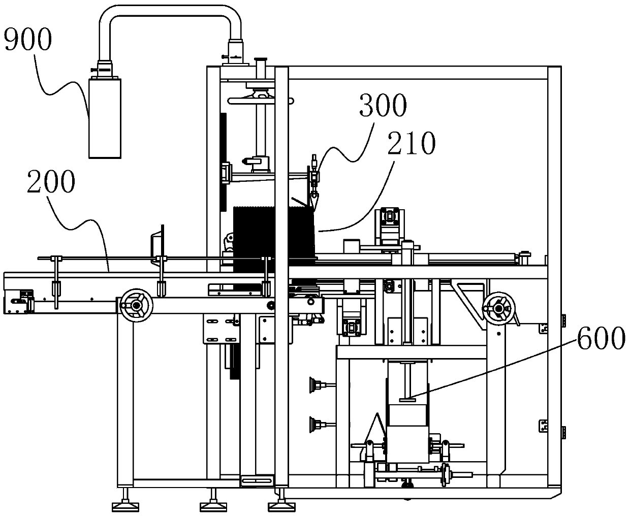 High-speed forming machine for gift boxes