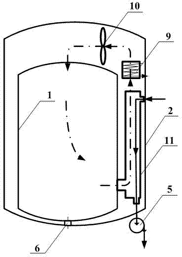 Device and method for drying clothes at low temperature through mechanical vapor recompression (MVR)