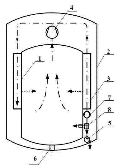 Device and method for drying clothes at low temperature through mechanical vapor recompression (MVR)