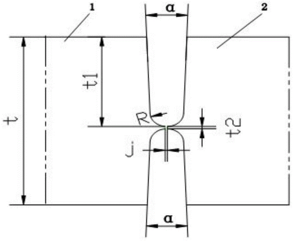 Method for controlling tailor welding deformation of large metal pipe plate