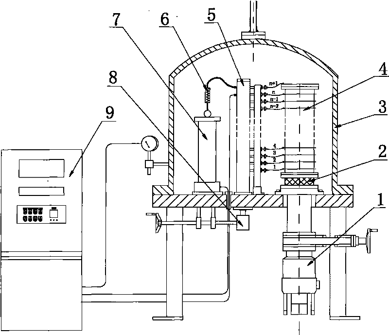 Detecting method and detecting equipment for ultrahigh vacuum accelerating pipe process section