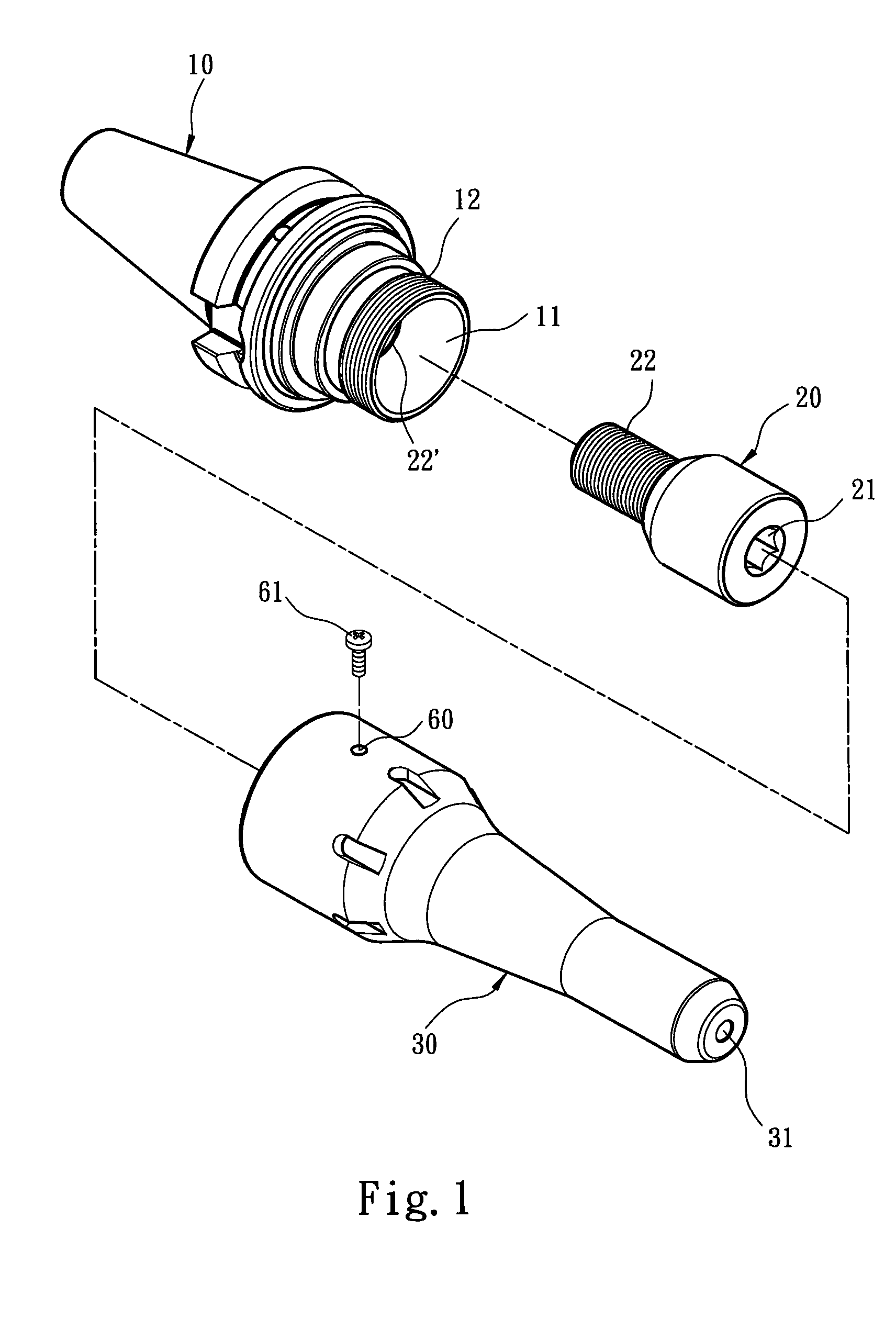 Tool holding module