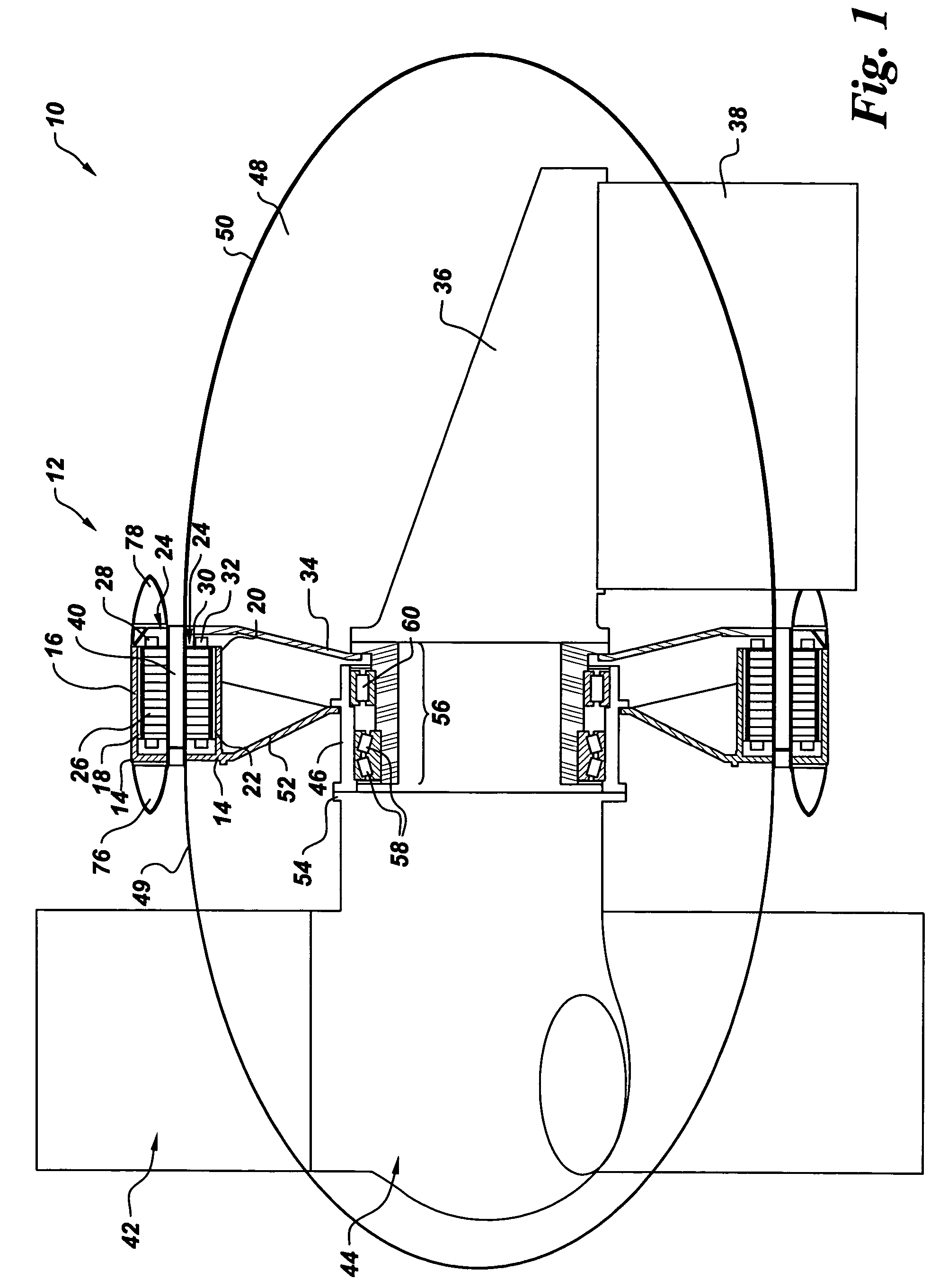 Electrical machine with double-sided stator