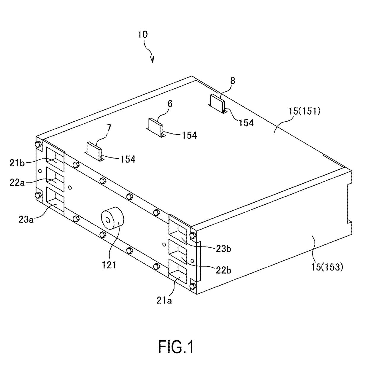 Laminated battery, separator and connection method of internal resistance measuring device