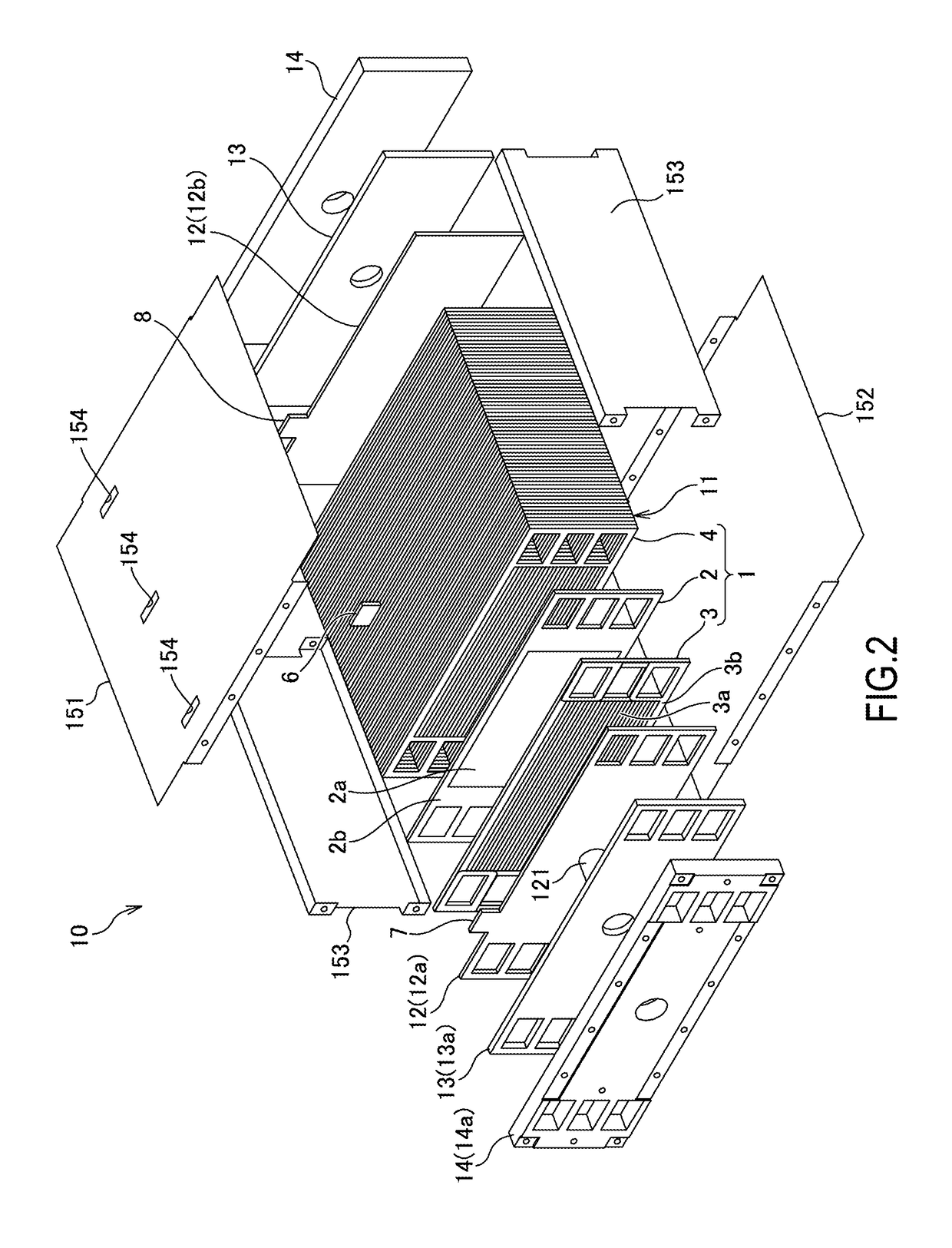 Laminated battery, separator and connection method of internal resistance measuring device