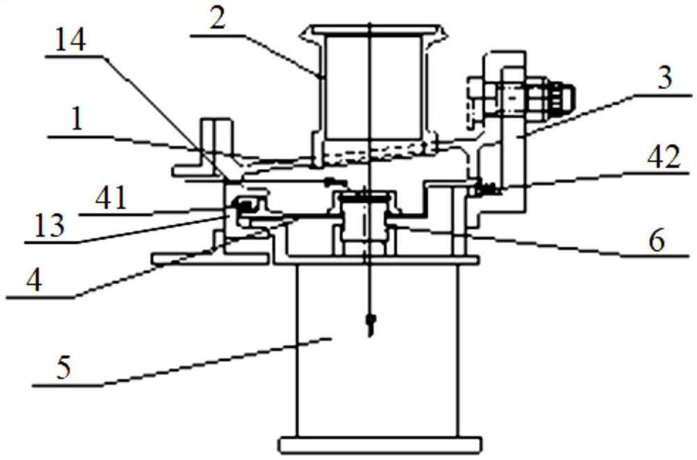 Gas collection and drainage structure for cooling inner cavity of stator blade